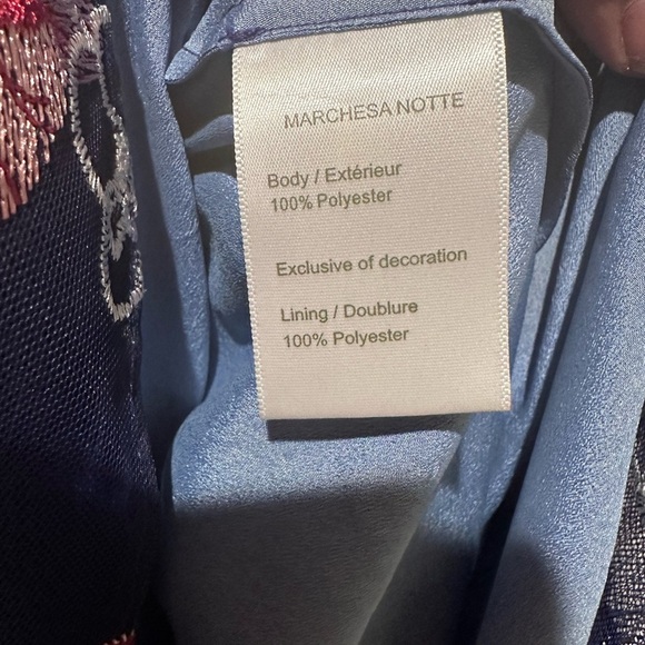 Marchesa Notte Embroidered Floral High
Low Dress sz 2 - Picture 14 of 14